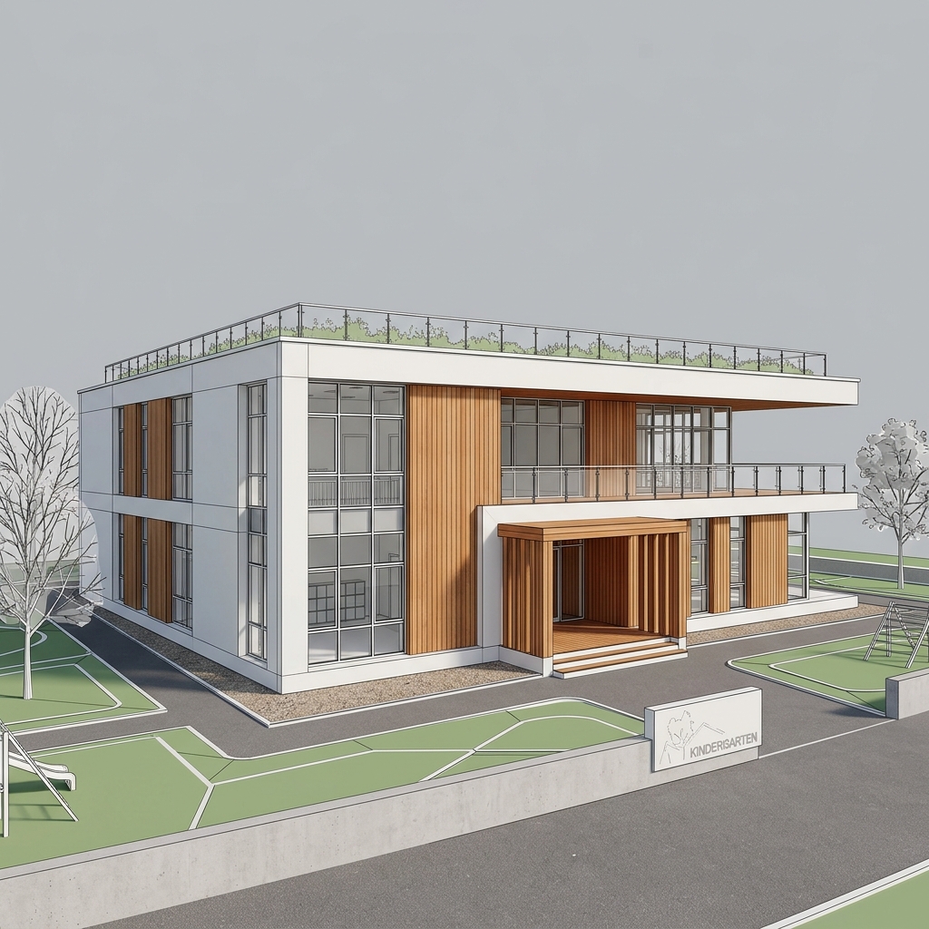 Entwurfsplanung — 3D-Visualisierung